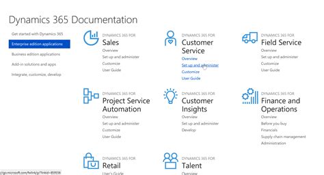 dynamics 365 user guide.